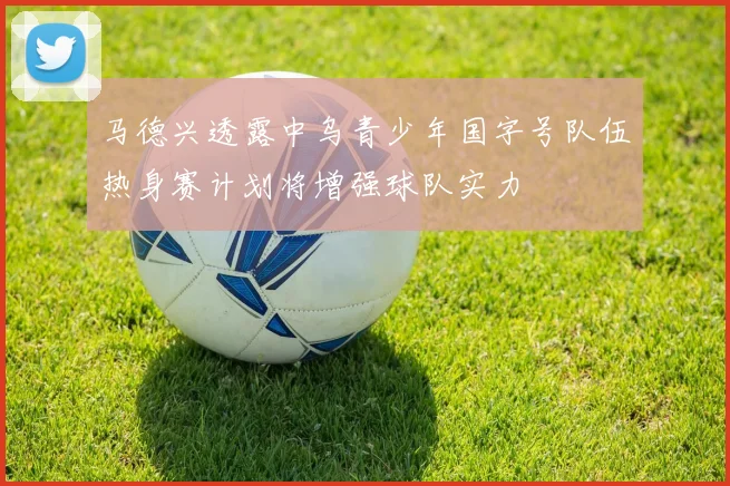 马德兴透露中乌青少年国字号队伍热身赛计划将增强球队实力